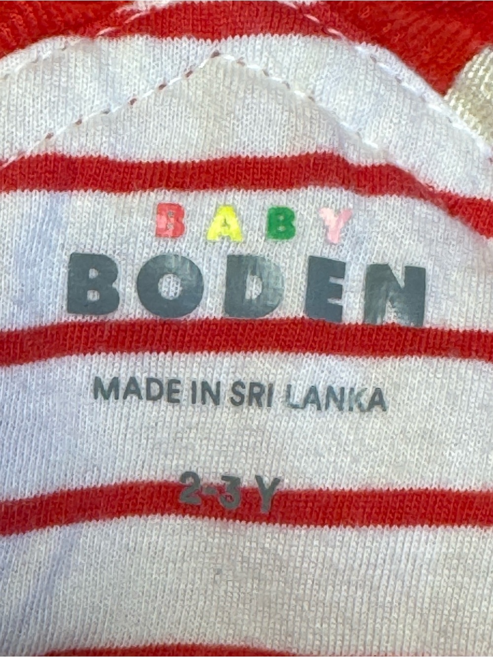 Baby Boden red corduroy overalls SZ 2-3 years - Picture 3 of 7
